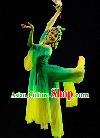 Ancient Chinese Classical Dance Suit Complete Set for Women