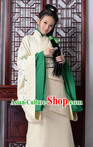 Traditional Chinese Han Dynasty Princess Clothes Complete Set for Women