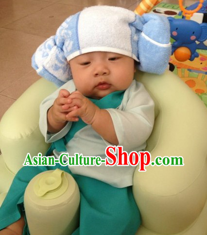 Traditional Ancient Chinese Birthday Clothes for Babies