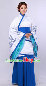 Ancient Chinese Hanfu Clothing Complete Set for Women