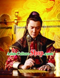 Ancient Chinese King of Lanling Costumes Complete Set for Men