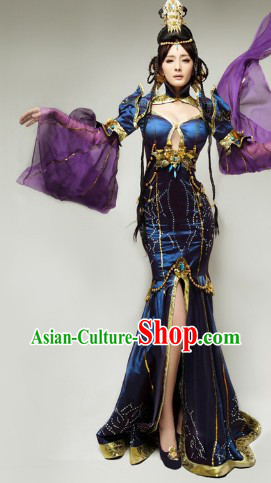 Sexy Swordswoman Costumes Complete Set for Women
