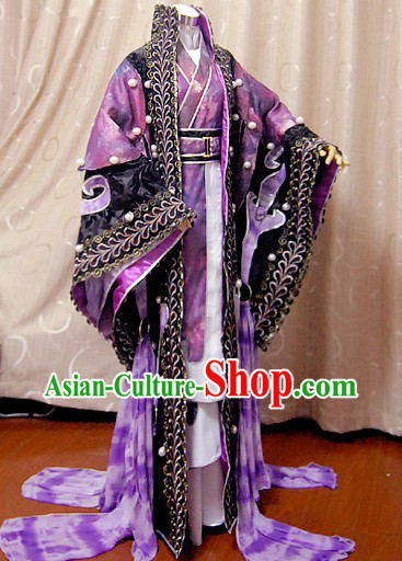Ancient Chinese Imperial Emperor Cosplay Outfits Complete Set