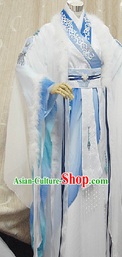 Ancient Chinese School Teacher Cosplay Costumes Complete Set