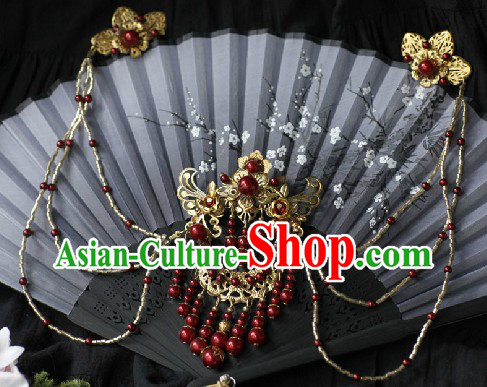 Ancient Chinese Handmade Hair Accessories with Long Tassels