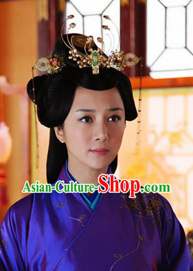 Ancient Chinese Lv Zhen Phoenix Hair Accessories Complete Set