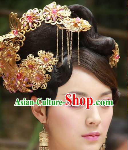 Movie and Television Play Imperial Palace Princess Headwears and Earrings