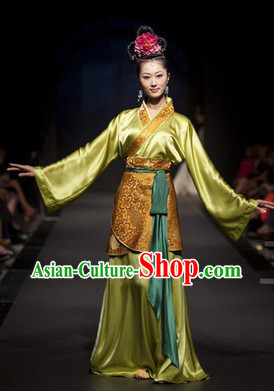 Traditional Chinese Oriental Clothing Complete Set for Women