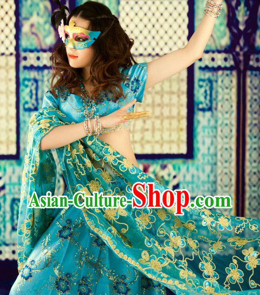Asian Indian Princess Costumes Complete Set