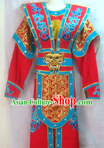 Traditional Chinese General Armor Dramatic Costume for Men