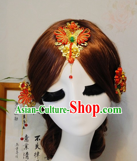 Traditional Chinese Bridal Hair Accessories for Weddings