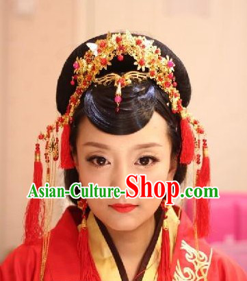 Traditional Chinese Hair Accessories Phoenix Coronet for Weddings and Formal Occasions