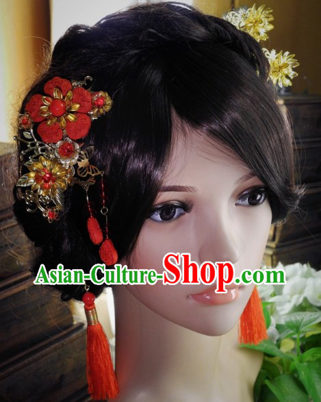 Handmade Traditional Chinese Hair Jewelry For Wedding