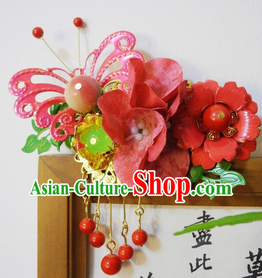Traditional Chinese Handmade Hair Clips Wedding
