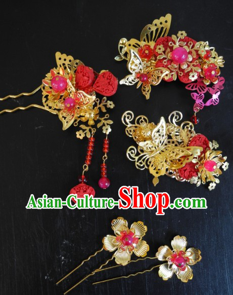 Traditional Chinese Handmade Wedding Hair Flowers
