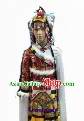 Tibetan National Traditional Clothes of Tibet