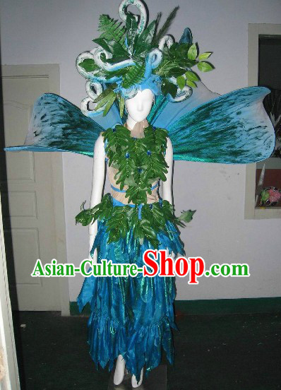 Model Stage Performance Dance Costumes Complete Set for Women