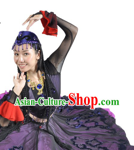 Hua Er Wei Shen Me Zhe Yang Hong Costume and Headdress Complete Set for Women