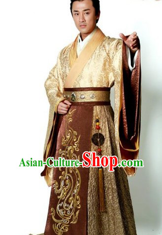 Ancient Chinese Emperor Hanfu Robe for Men