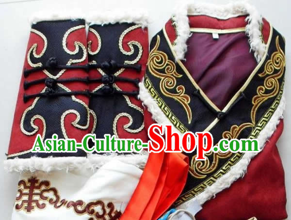 Chinese Shuai Jiao Wrestling Uniforms Complete Set for Men