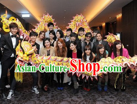 Wish You a Happy New Year Luminous Dragon Dance Costumes Complete Set