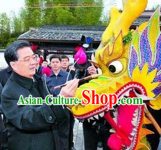 Traditional Festival Celebration Competition and Parade Peking Dragon Dance Costumes Complete Set