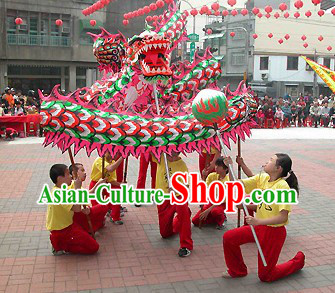 Celebration Parade and Competition Dragon Dance Costumes Complete Set