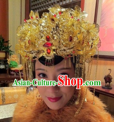 Ancient Chinese Imperial Wedding Hat for Brides