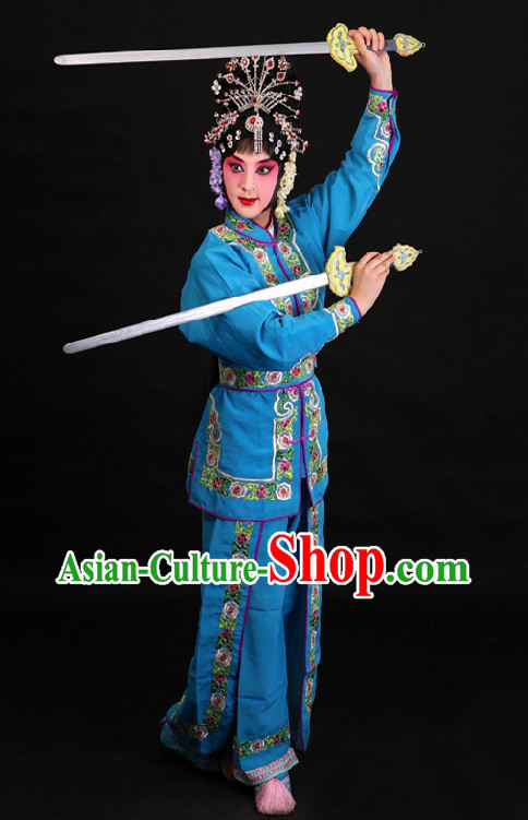 Traditional China Peking Opera Wu Dan Classical Dance Costume for Women