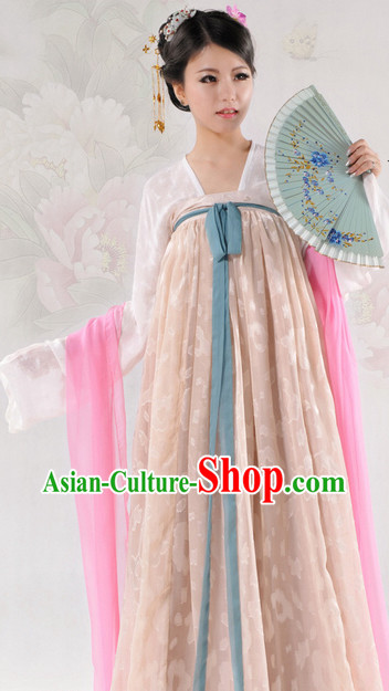 Ancient Chinese Tang Dynasty Dresses Complete Set for Women