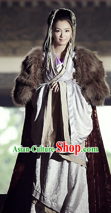 Ancient Chinese Han Empress Costumes Complete Set