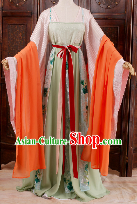 Ancient Chinese Tang Dynasty Clothing for Girls