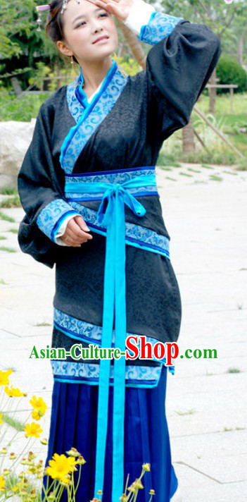Ancient Chinese Han Dynasty Clothing for Ladies