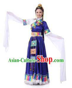Traditional Chinese Tibetan Clothing for Women