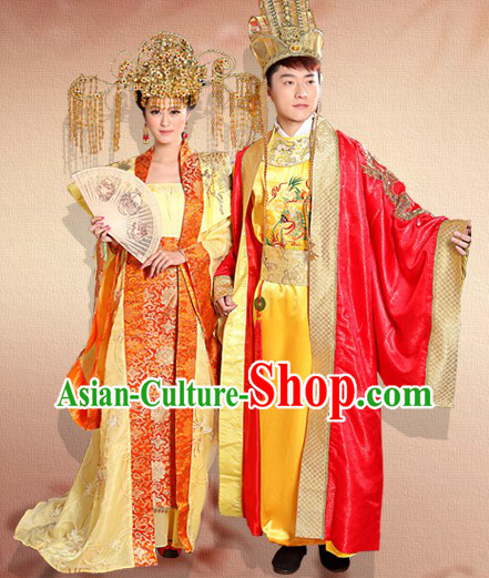 Ancient Chinese Imperial Wedding Dresses Two Complete Sets