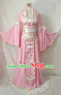 Chinese Classical Pink Guzhuang Costumes for Women