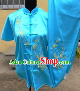 Traditional China Blue Kung Fu Uniforms