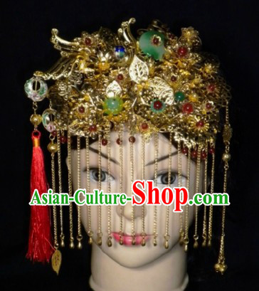Traditional Chinese Wedding Headdress for Brides