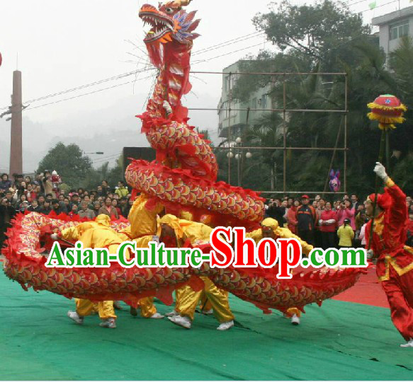 Festival Celebration and Business Opening Peking Dragon Dance Costumes Complete Set