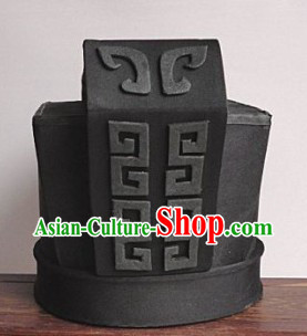 Ancient Chinese Qin and Han Dynasty Government Official Hat for Men