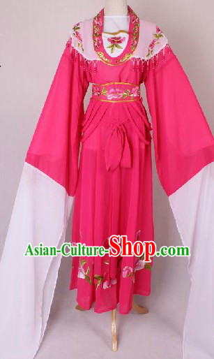 Traditional Chinese Huangmei Opera Long Sleeve Xiao Jie Lady Costumes