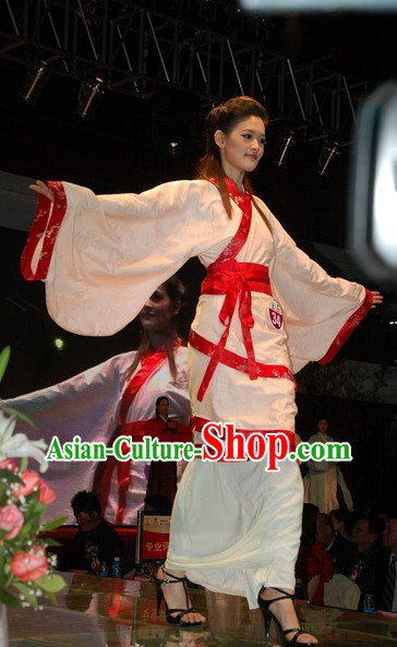 Miss Chinese Pageant Beauty Contest Guzhuang Robe and Skirt
