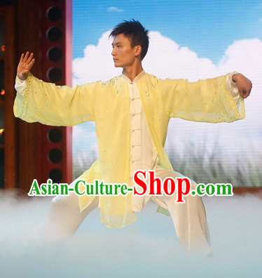 Tai Chi Wushu Silk Dresses and Veil Set for Teachers