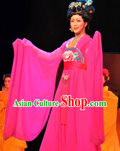Ancient Chinese Tang Dynasty Ribbon Dance Costumes for Women
