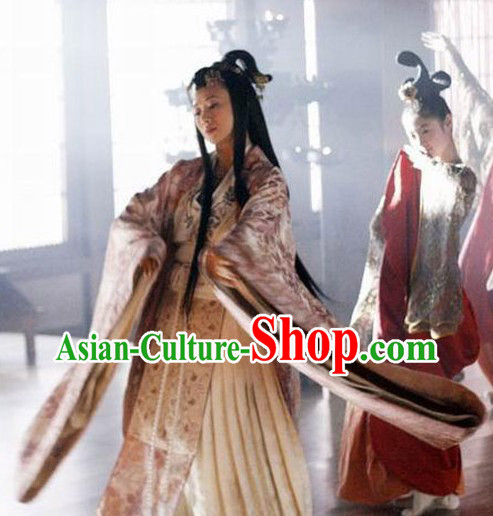 Ancient Chinese Sun Zi Da Zhuan Empress Clothing Complete Set