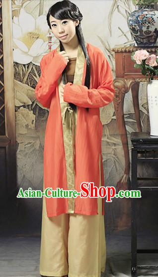 Ancient Chinese Hanfu Female Clothing for Ladies