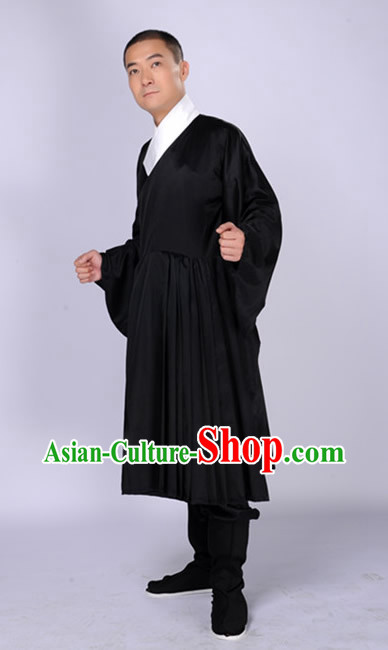 Traditional Chinese Black Hanfu Clothing for Men