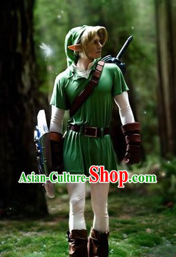 Legend Of Zelda Link Cosplay Costumes Complete Set