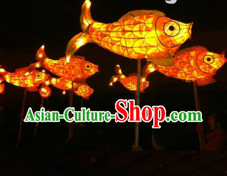 Traditional Chinese New Year Fish Carp Lanterns