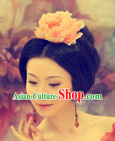 Ancient Chinese Tang Dynasty Wig and Headpieces